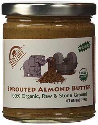 DASTONY Organic Sprouted Almond Butter, 8 OZ