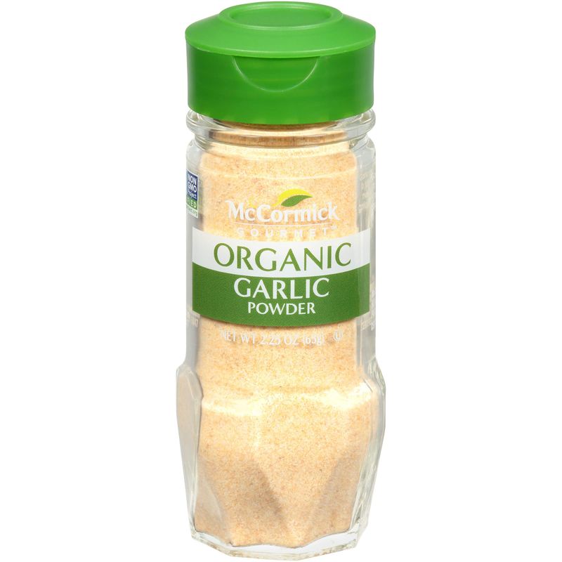 McCormick Gourmet Organic Garlic Powder, 2.25 Oz