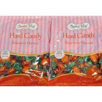 Coastal Bay Confections Strawberry Flavored Fat Free Hard Candy 20 Oz. (2 Pack)