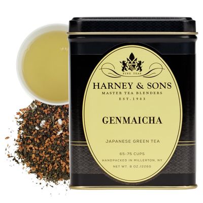 Harney &amp; Sons Genmaicha Tea | 8 oz Loose Leaf Tea