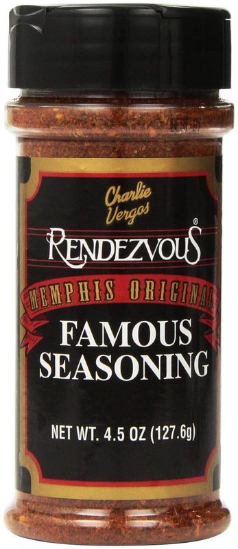 Charlie Vergos Rendezvous Famous Memphis Barbecue Dry Rub Seasoning (4.5 oz) - SET OF 2