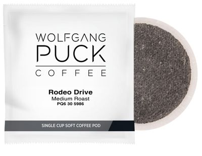 Wolfgang Puck Coffee Soft Pods, Rodeo Drive, 18 count (Pack of 6)