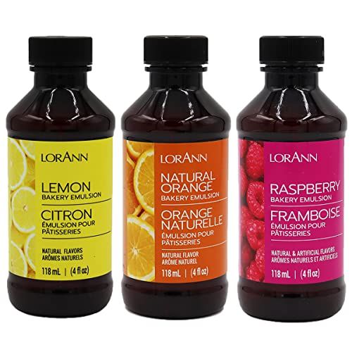 Lorann Oils Variety Bakery Emulsion: Multiple Flavors, Perfect for Enhancing Baking Variety in Cakes, Cookies &amp; Desserts, Gluten-Free, Keto-Friendly, Baking Essential for Your Kitchen, 4oz per Bottle