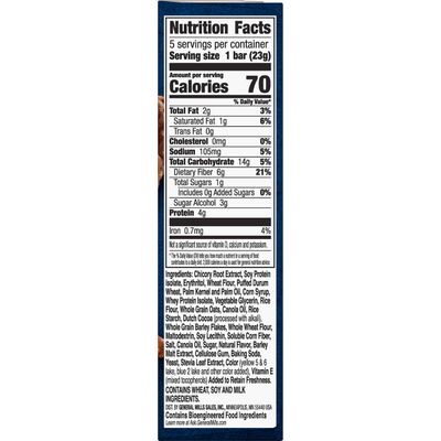 Fiber One 70 Calorie Chewy Snack Bars, Chocolate Caramel and Pretzel, 5 ct