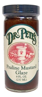 Dr. Pete&#39;s Original Gourmet Praline Mustard Glaze (Pack of 2) 8 oz Jars
