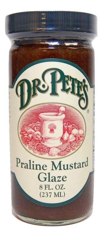 Dr. Pete&#39;s Original Gourmet Praline Mustard Glaze (Pack of 2) 8 oz Jars
