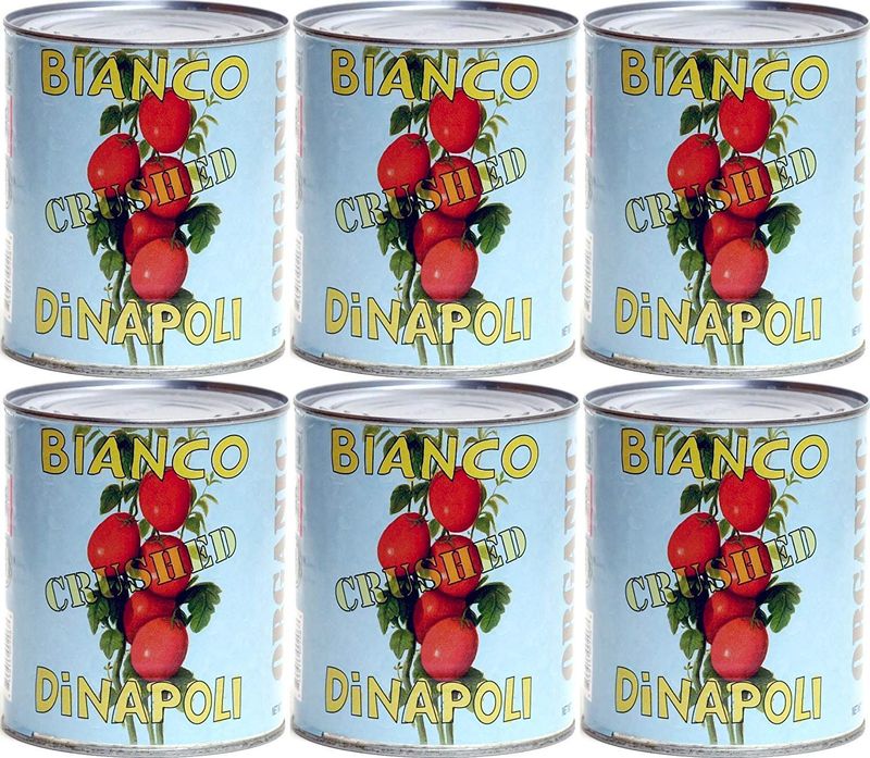 Bianco DiNapoli Organic Crushed Tomatoes, 28 oz, 6 pack