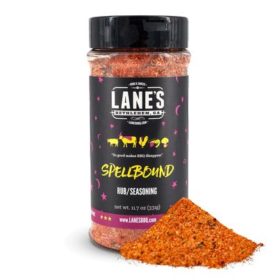 Lane&#39;s Spellbound Pork Rub Seasoning, All-Natural BBQ Seasoning Rib Rub, Premium Butt Rub Seasoning &amp; Sweet BBQ Rubs for Smoking, Made in USA, 11.7 Oz