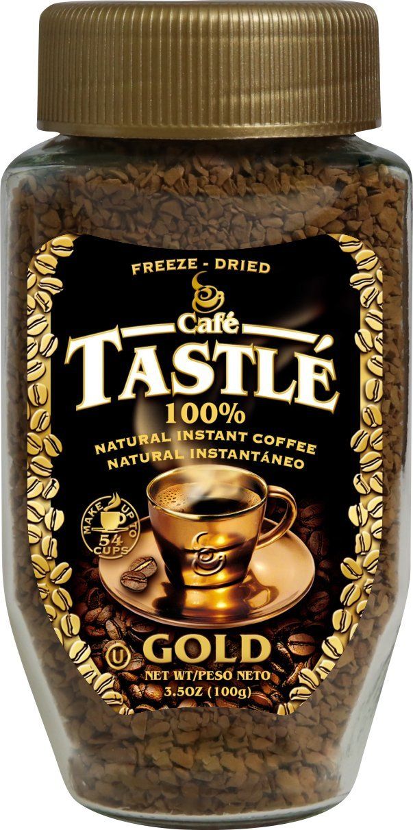 Cafe Tastle Gold Freeze Dried Instant Coffee, 3.5 Ounce