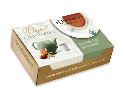 Davidson&#39;s Organics, Wild Strawberry, 100-count Individually Wrapped Tea Bags