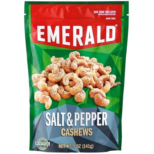 Emerald Salt &amp; Pepper Cashews 5 oz (2 Pack)