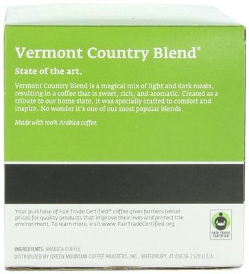 Green Mountain Coffee K-Cup, Vermont Country, 12 Count (Pack of 1)