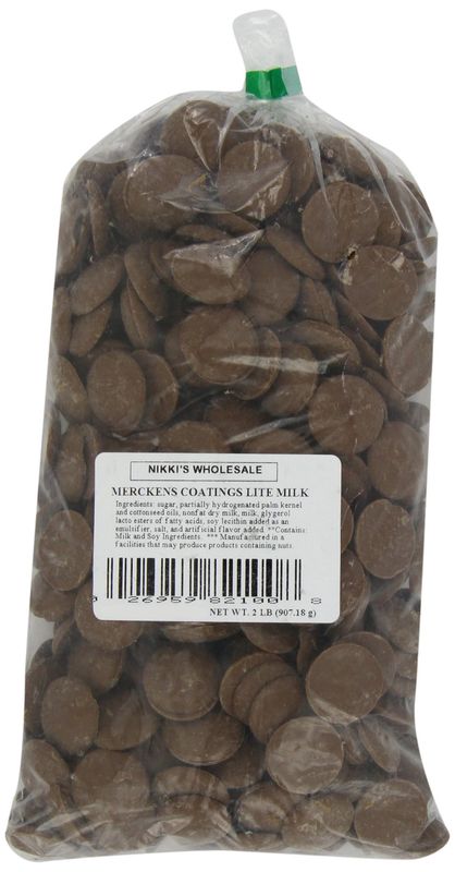 Merckens Chocolate Coatings, Lite, 2 Pound