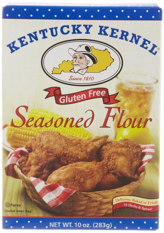 Kentucky Kernal Flour Seasoned Gluten free, 10 OZ(Pack of 3)