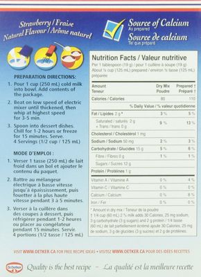 Dr. Oetker Strawberry Mousse, 2.4-Ounce (Pack of 6)