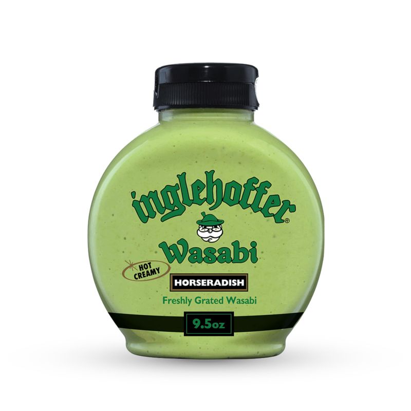 Inglehoffer Hot Creamy Wasabi Horseradish, 9.5 oz Squeeze Bottle