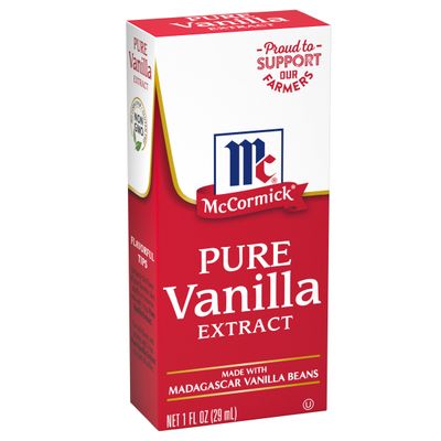 McCormick Vanilla Extract, Pure, Gluten Free, Non-GMO, Made with Madagascar Vanilla Beans, 1 fl oz