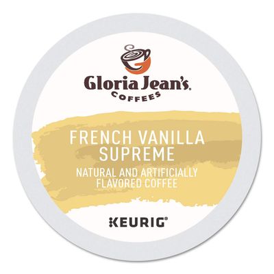 Gloria Jean&#39;s Coffees, French Vanilla Supreme K-Cup Portion Pack for Keurig Brewers 24-Count