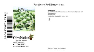 OliveNation Sugar Free Red Raspberry Extract, Premium Quality Flavoring Extract for Baking - 4 ounces
