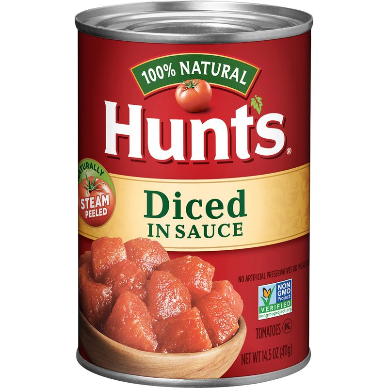 Hunt&#39;s Diced Tomatoes in Sauce, Keto Friendly, 14.5 oz
