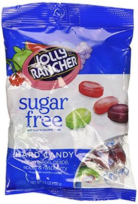 Jolly Rancher Sugar Free Hard Candy, 3.6 oz Bag (3.6 oz), Pack of 3