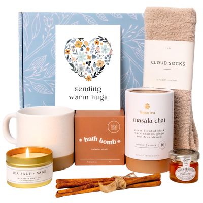 Self Care Gifts for Women, Get Well Gifts for Women, Sympathy Gift Baskets, Get Well Soon Care Package, Inspirational Gifts for Women, Encouragement Gifts Baskets for Women, Sending Hug Gifts