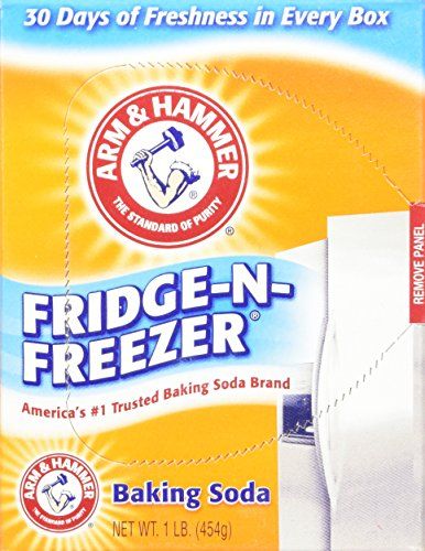 Arm &amp; Hammer Fridge-N-Freezer Baking Soda Odor Absorber, 14 Ounces (Pack of 6)