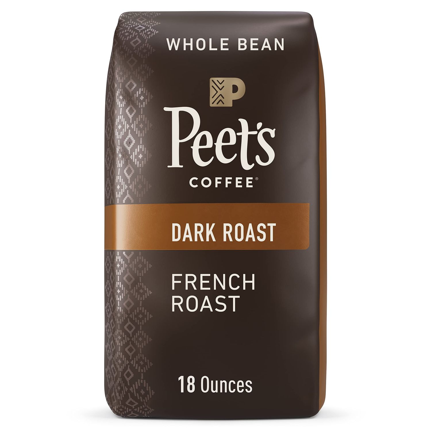 Peet&#39;s Coffee, Dark Roast Whole Bean Coffee - French Roast 18 Ounce Bag