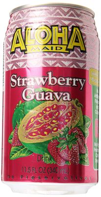 Aloha Maid Strawberry Guava Drink, 11.5 ounces (Pack of 12)