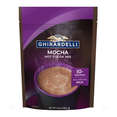 Ghirardelli Hot Chocolate Pouch, Mocha, 10.5 Ounce