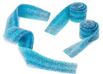By The Cup Sour Power Berry Blue Sour Belts, 1 lb Bulk Bag