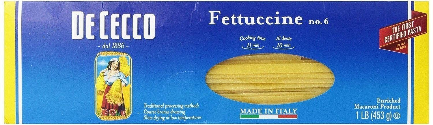 Fettuccine #6 16 Ounces (Case of 20)