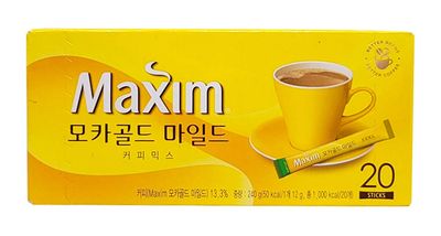 Maxim Mocha Gold coffee mix (20 pieces)