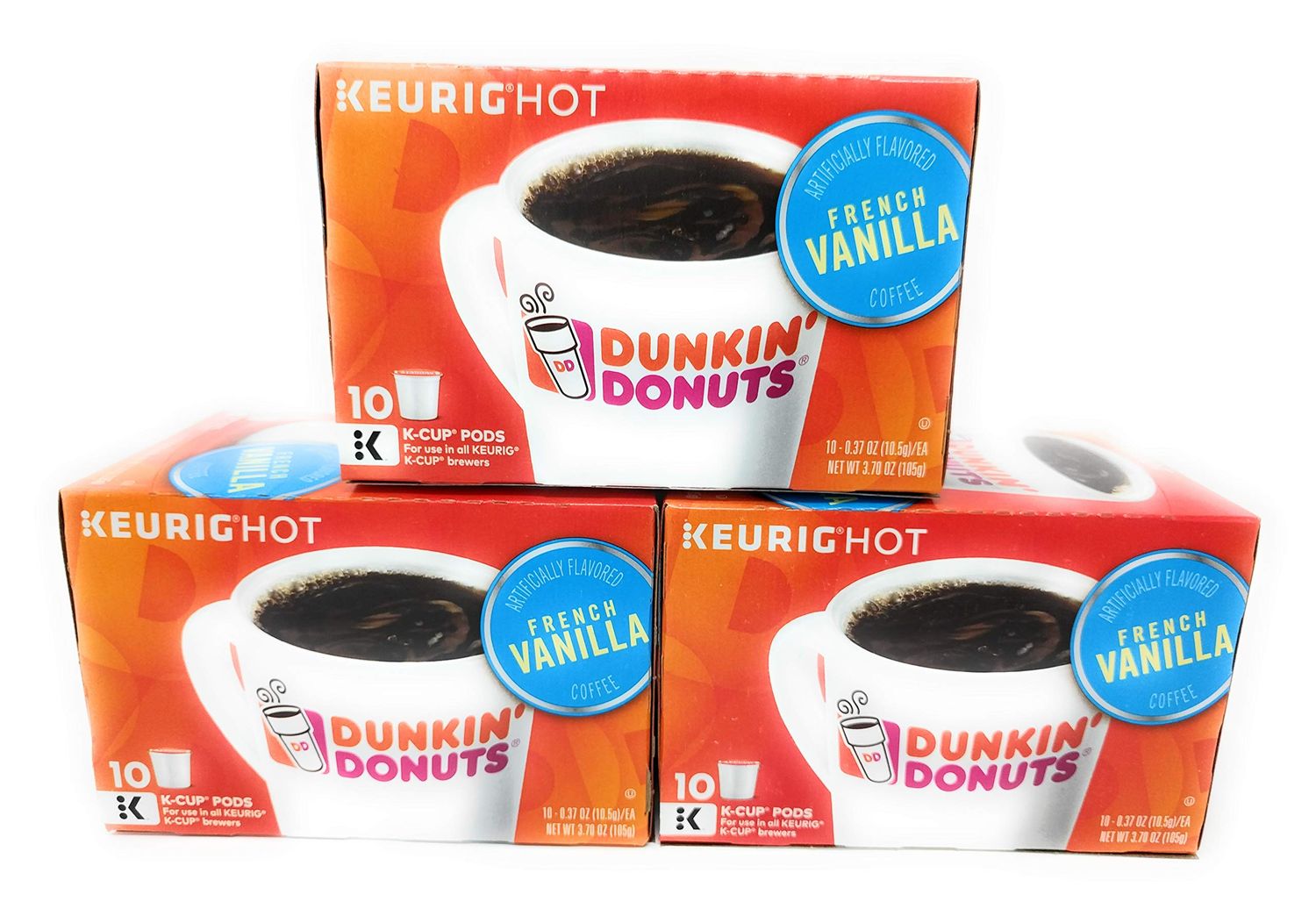 Dunkin&#39; Donuts K-Cups French Vanilla 10 Count (Pack of 3)