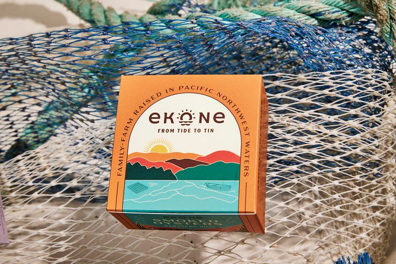 Ekone Habanero Smoked Oysters Farmed, Raised, Canned in Washington State 3oz (6 Pack)