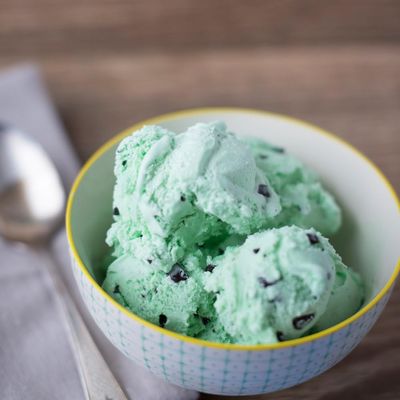 OliveNation Chocolate Chip Mint Flavor Fountain, Water Soluble Flavoring for Ice Cream, Beverages, Fillings, Non-GMO, Gluten Free, Kosher, Vegan - 16 ounces