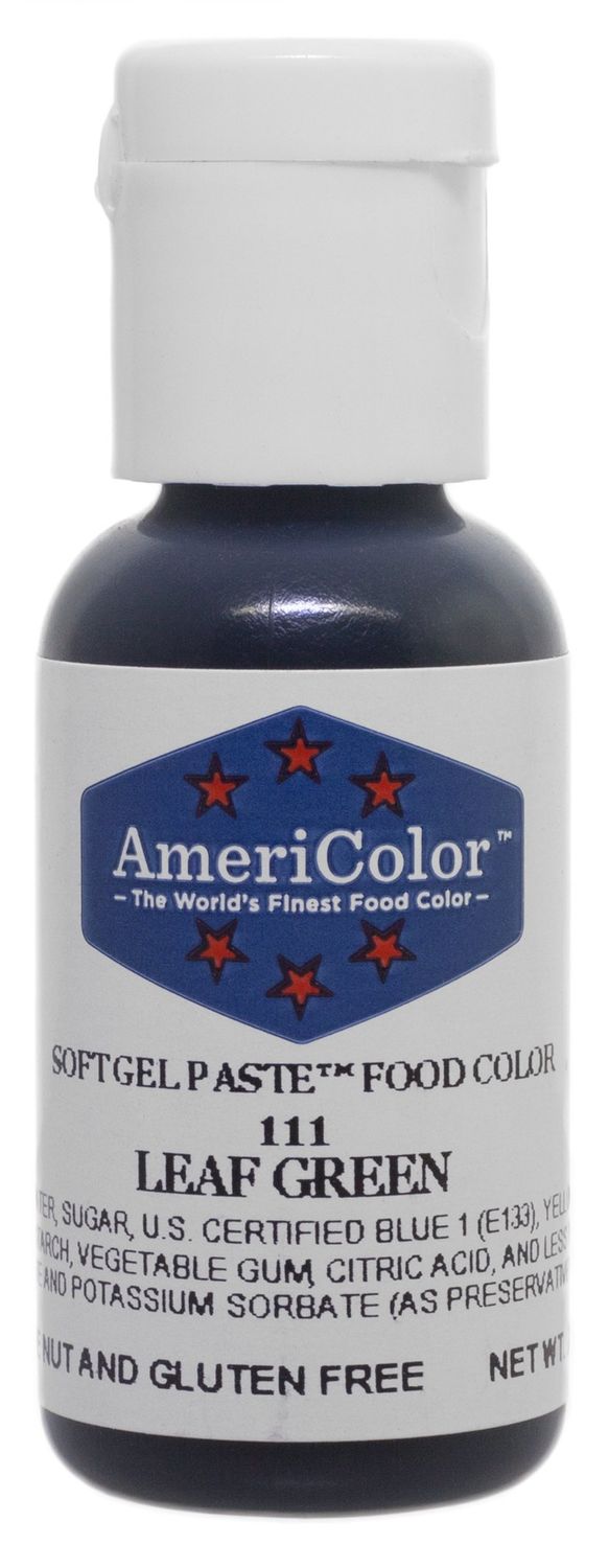AmeriColor, Leaf Green, 75 Ounce Bottle, Soft Gel Paste Food Color