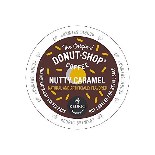 The Original Donut Shop Coffee Nutty Caramel K-Cups , 12-Count (Retail Packaging)