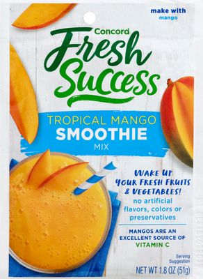 Concord Tropical Mango Smoothie Mix, 1.8-Ounce Package