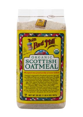 Bob&#39;s Red Mill Organic Scottish Oatmeal, 20 Ounce Bags (Pack of 4)