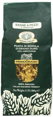 Rustichella d&#39;Abruzzo PrimoGrano Sagne a Pezzi, 500 grams - Artisan Heritage Grain Pasta - Authentic Abruzzo Flavor - Supple Texture