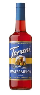 Torani Sugar Free Watermelon Syrup, 750 Ml