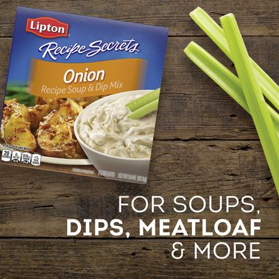 Lipton Soup Recipe Secrets Soup and Dip Mix For a Delicious Meal Onion Great With Your Favorite Recipes, 2 Oz