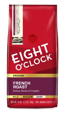 Eight O&#39;Clock Ground Coffee, French Roast, 24 Ounce