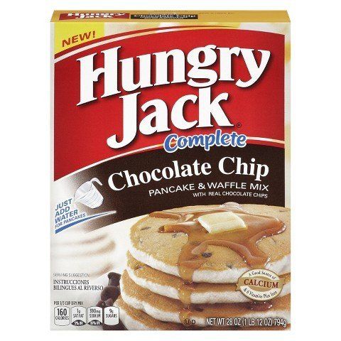 Hungry Jack Complete Chocolate Chip Pancake &amp; Waffle Mix 28 oz