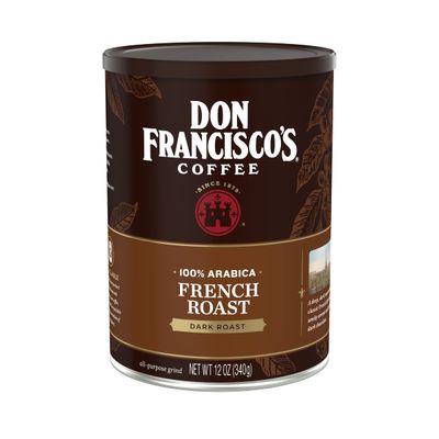 Don Francisco&#39;s French Dark Roast Ground Coffee, 12 oz Can
