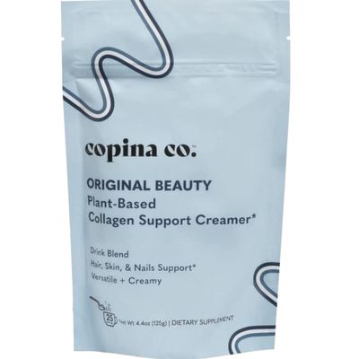Copina Co. Original Vegan Collagen Booster Creamer Mix: Plant Based Collagen Support Smoothie Drink Vegan Creamy Blend | Original Flavor | 1 Bag - 25 servings per bag