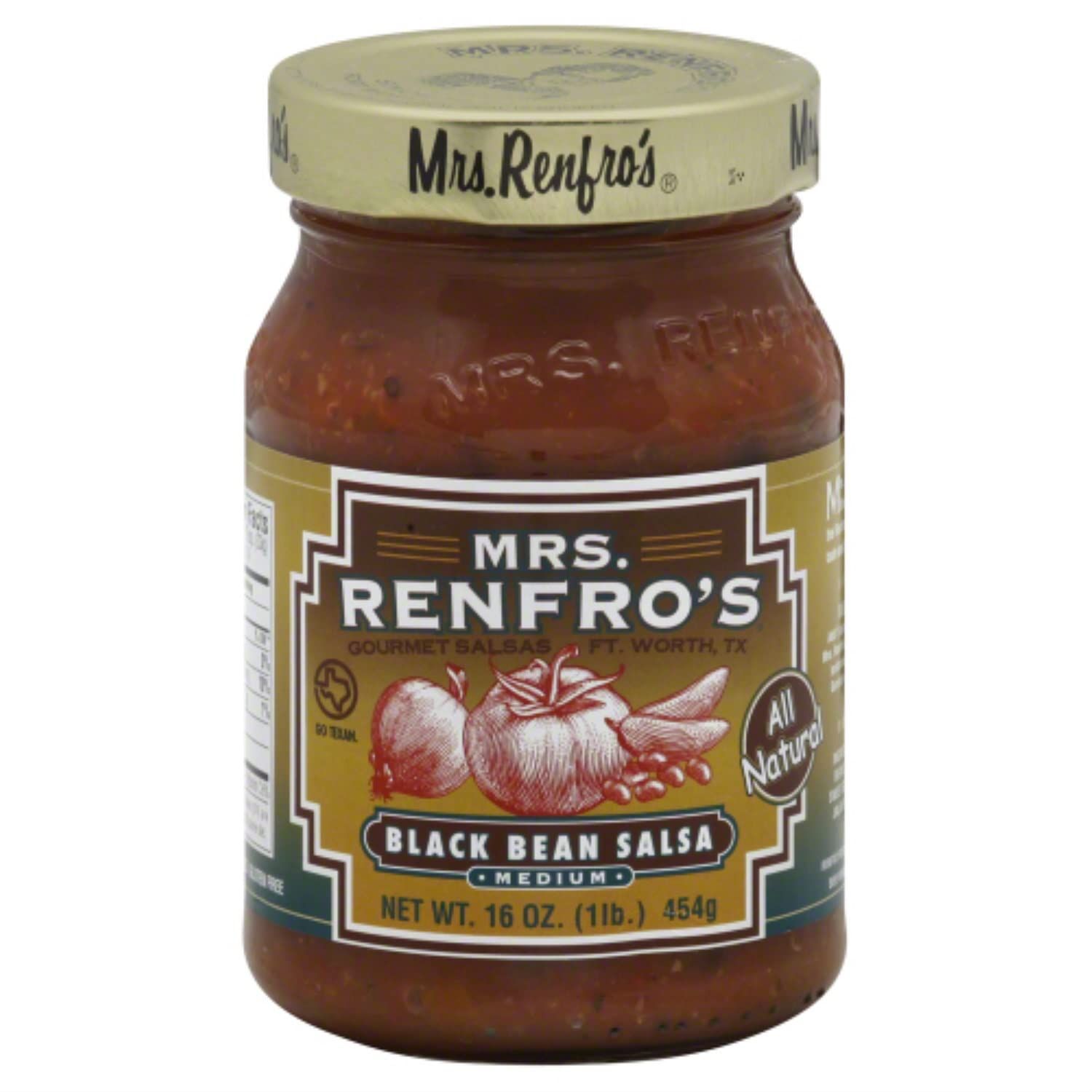 Mrs. Renfro&#39;s Black Bean Salsa, 16 oz (6 Pack)