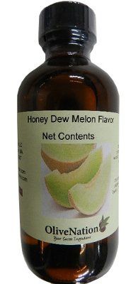OliveNation Honey Dew Melon Flavor, Water Soluble Extract for Baked Goods, Beverages, Ice Cream, Non-GMO, Gluten Free, Kosher, Vegan - 4 ounces