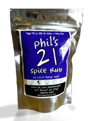 Phil&#39;s 21 Spice Rub (6 - 4 oz packages)